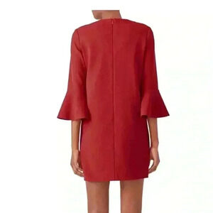 - Tibi - Crepe Bell-Sleeve Dress - Size 0 d17